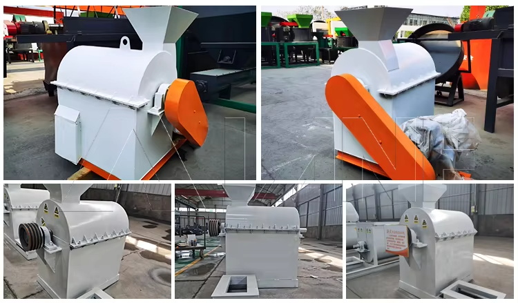 Horizontal semi-wet material crusher-3