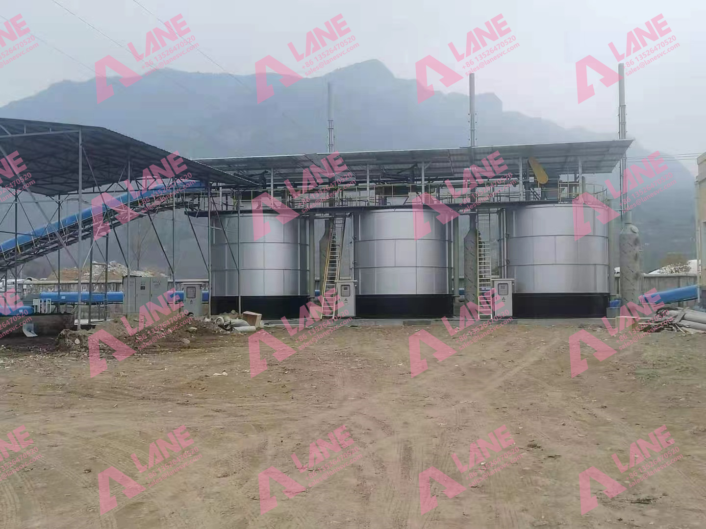 Integrated Food Waste to Organic Fertilizer Processing Line for Sustainable Recycling