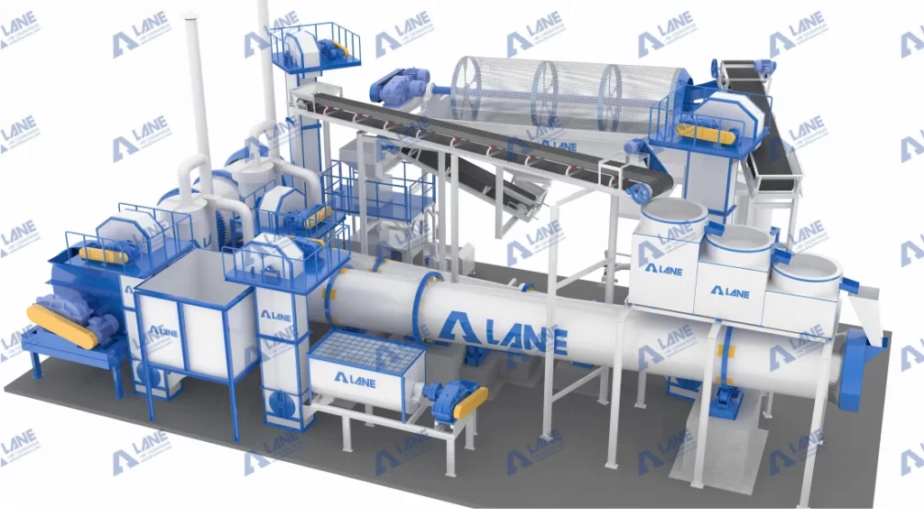 Composting Production Line with Crop Residues