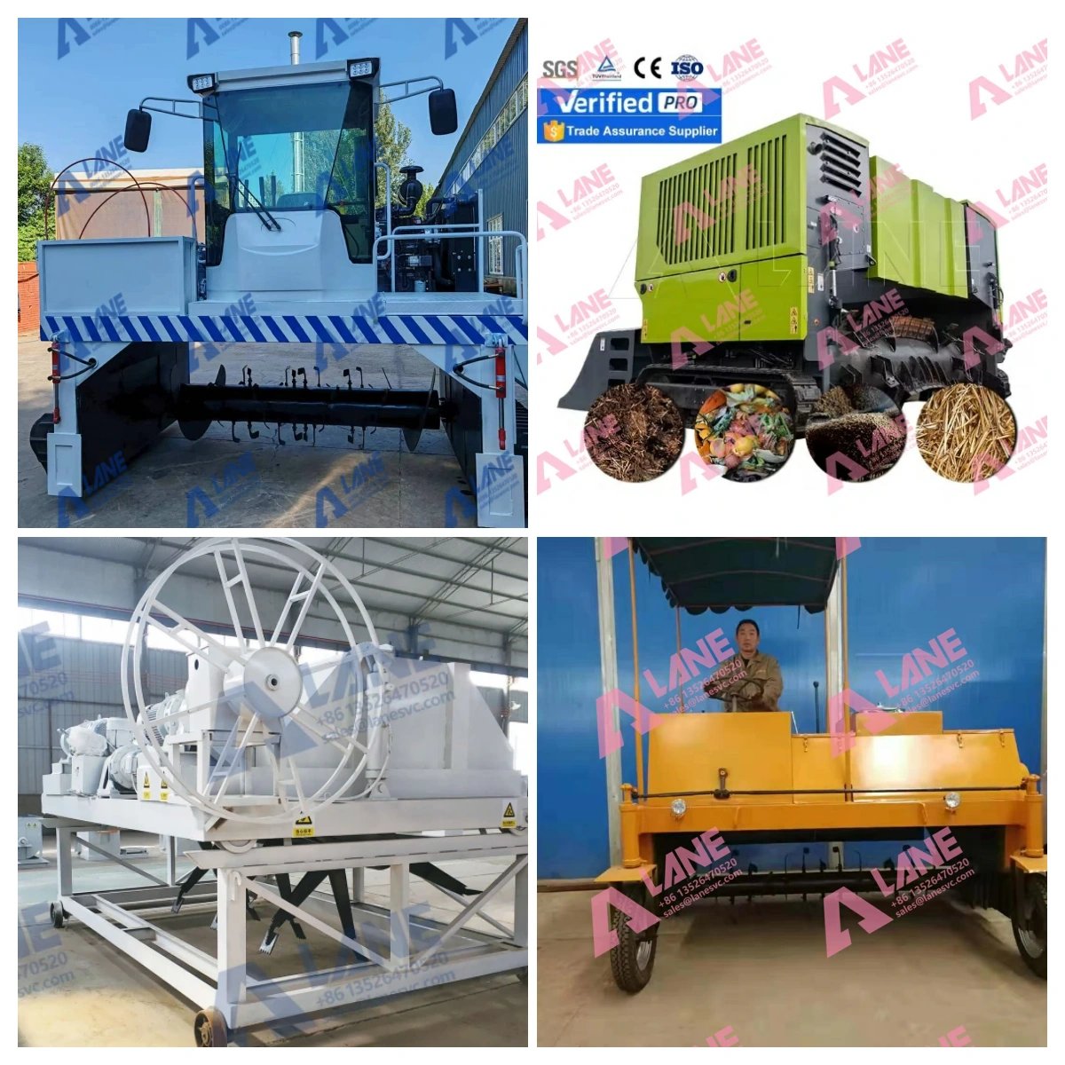 Heavy Duty Crawler Type Compost Turner
