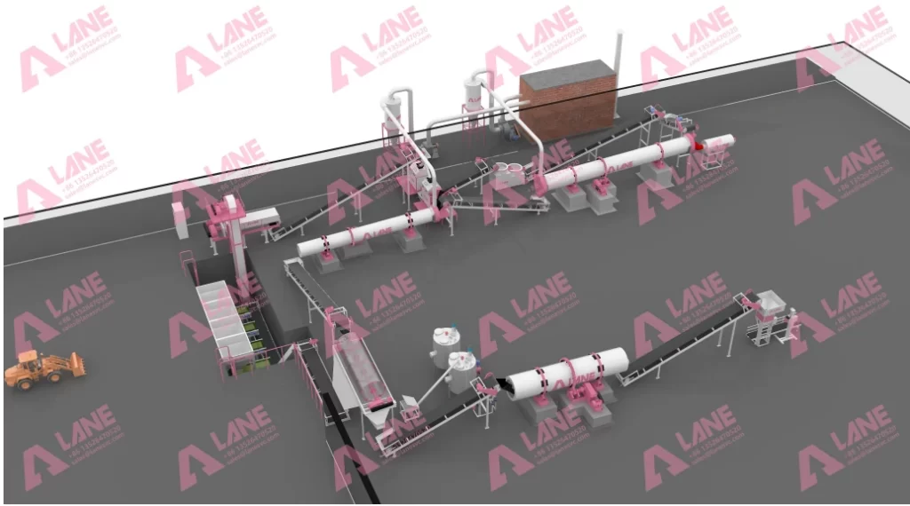 High-Efficiency Double Roller Granulator for Fertilizer Production: Customizable Design and Premium Components