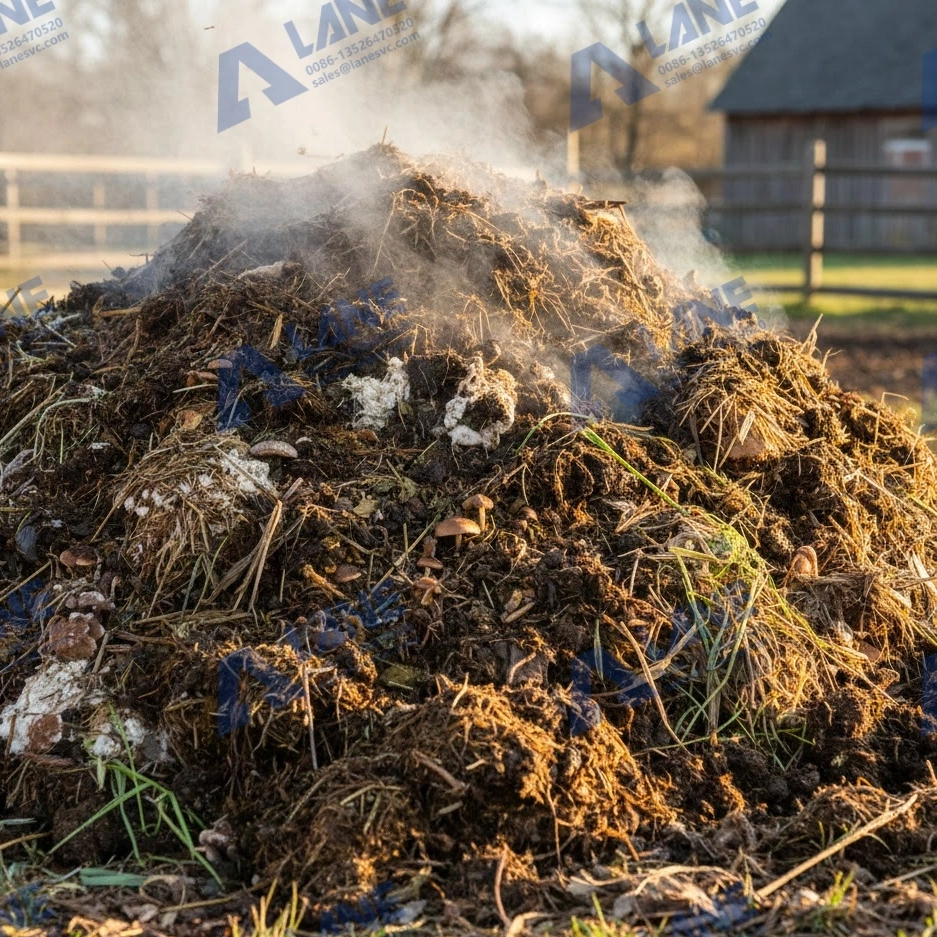 High-Efficiency Hydraulic Crawler Type Compost Turner for Organic Fertilizer Production