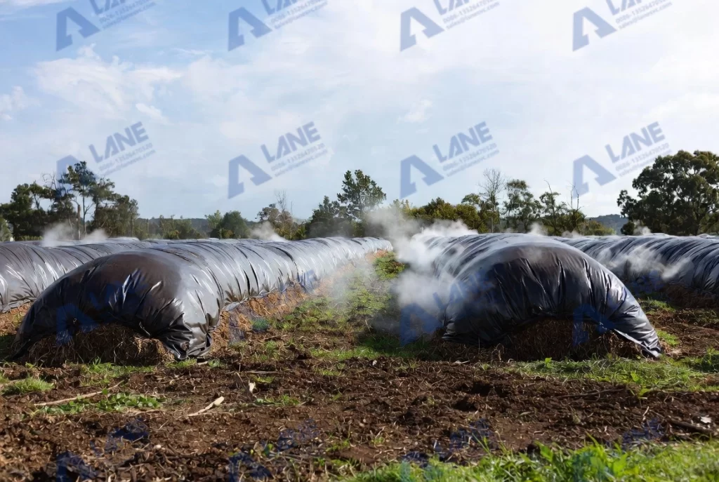 compost turning machine