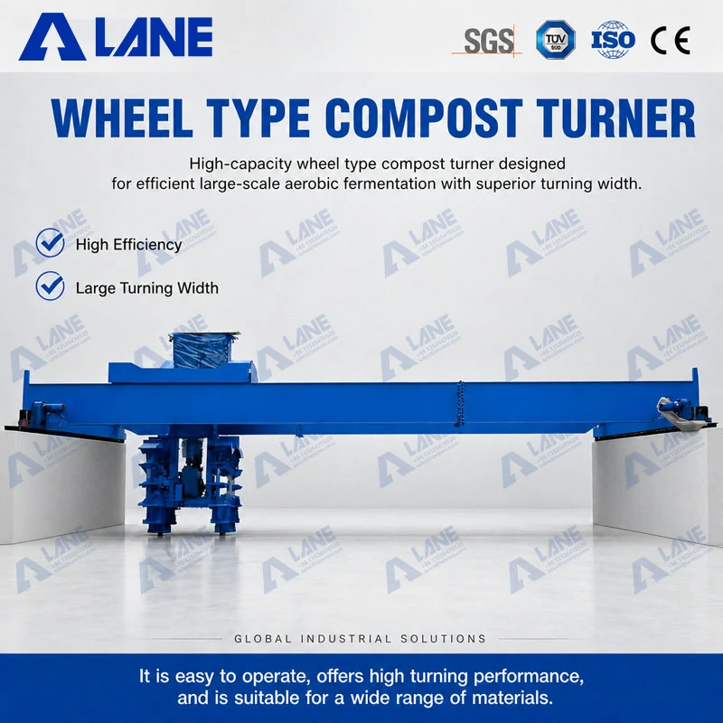 Wheel-Type Compost Turner