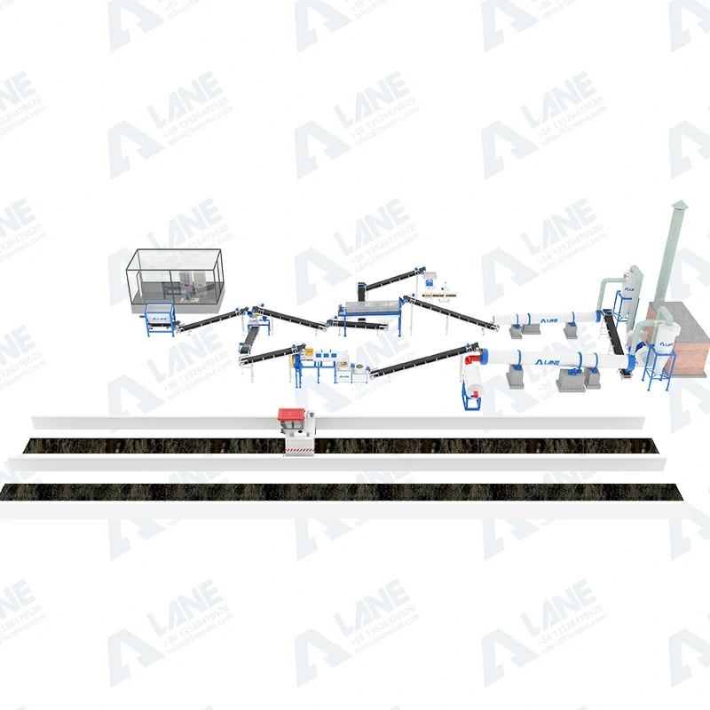 Sheep manure fertilizer production line