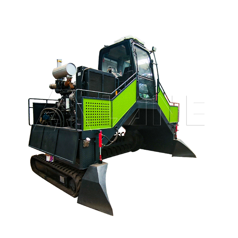 Large Scale Crawler Type Compost Turner