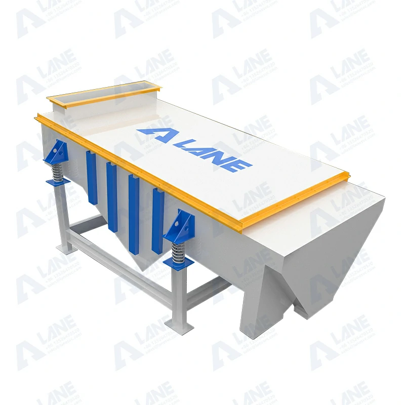 Vibrating screen machine