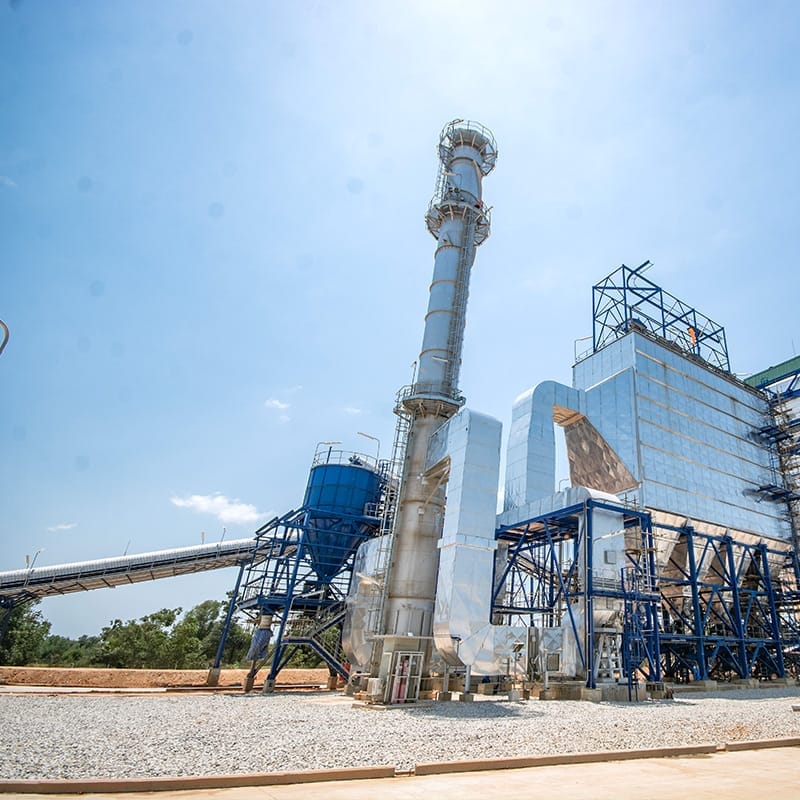 Biomass pellet production line