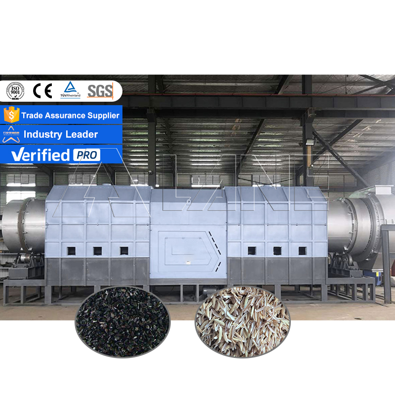 Bamboo chip carbonization furnace