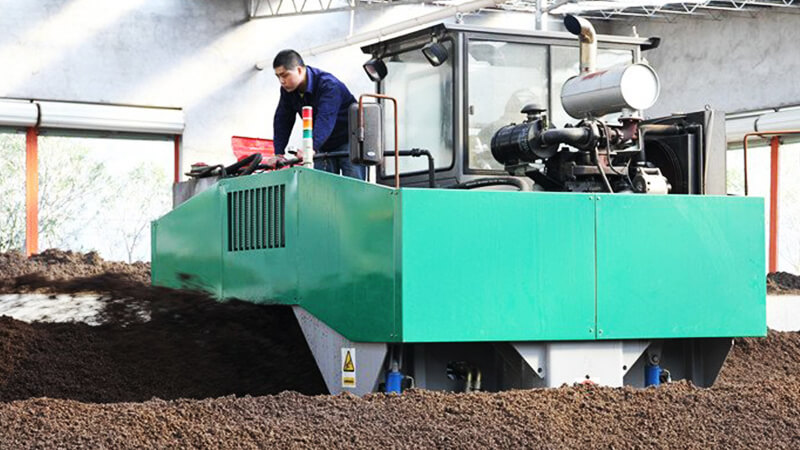 The most widely used organic fertilizer composting method in the world